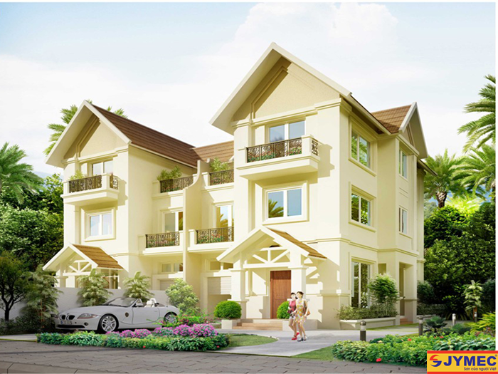 sơn ngoại thất kiểu pháp hình 4