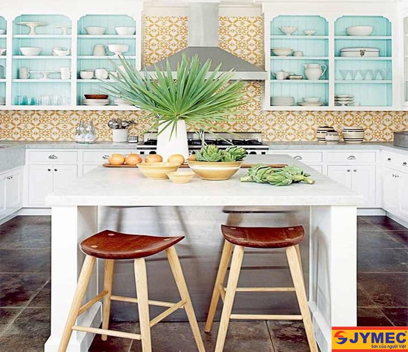 phòng bếp phong cách tropical hình 9