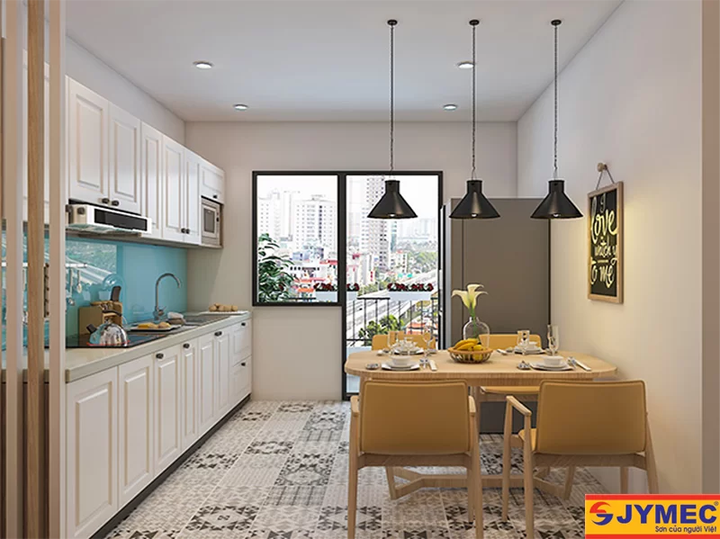 Ý tưởng trang trí phòng bếp nhỏ đơn giản, ấn tượng