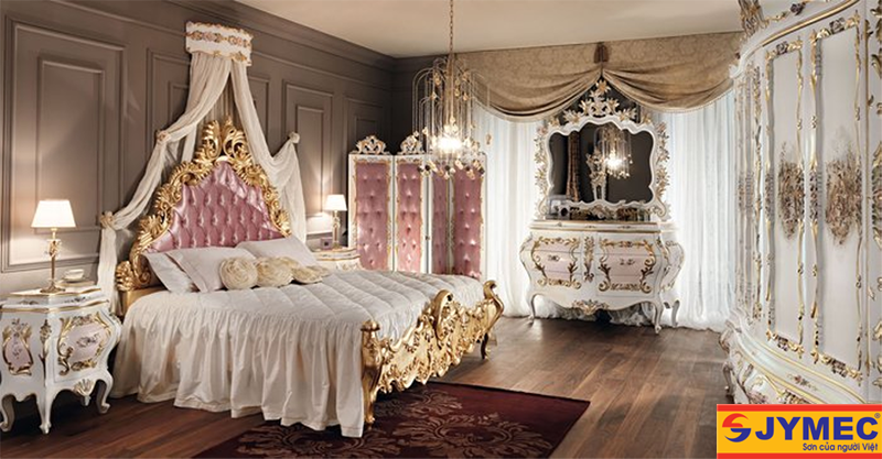 thiết kế phòng ngủ công chúa ấn tượng hình 4