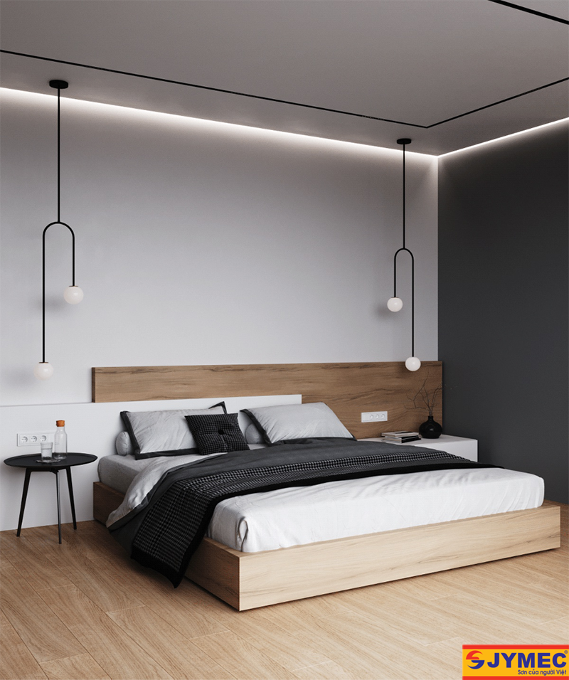 thiết kế phòng ngủ tối giản hình 7