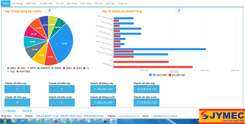 Phần mềm quản lý cửa hàng sơn