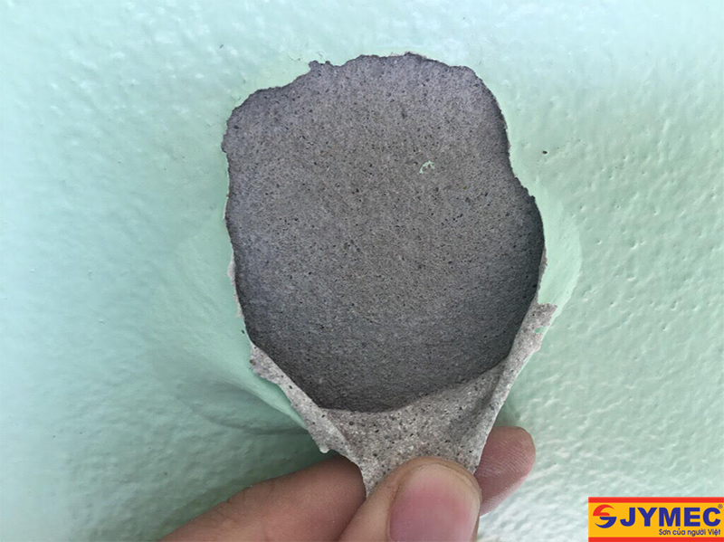 lỗi khi thi công sơn phủ chống thấm hình 2