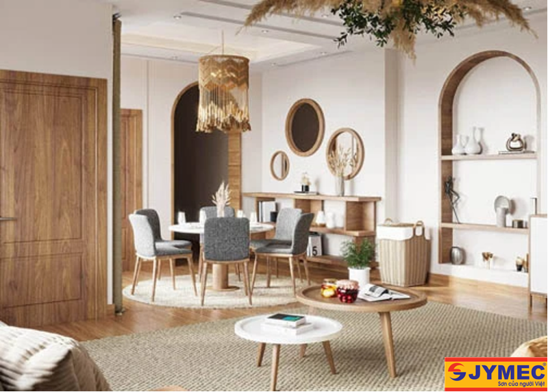 Sử dụng chất liệu gỗ trong thiết kế 