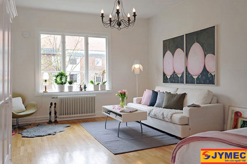 Tường nhà sơn màu be