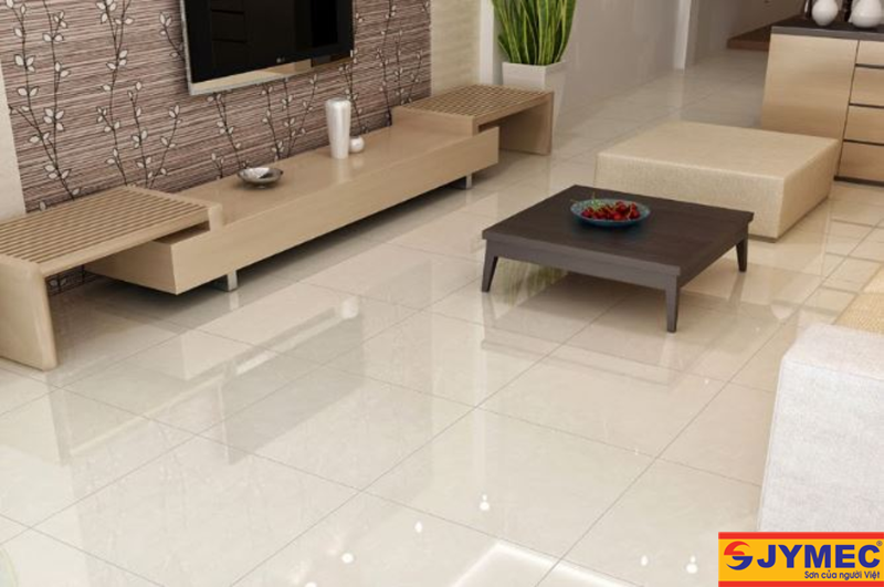 Nền nhà lát đá hoa màu be