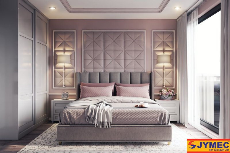 Thiết kế phong cách tối giản với tông hồng