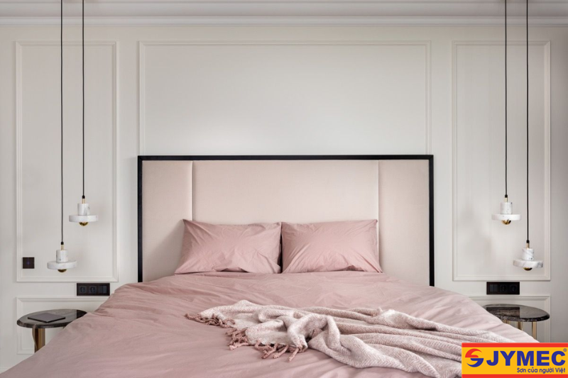 phòng ngủ đẹp gam hồng mẫu 1