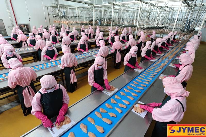 Lý do chọn sơn sàn Epoxy cho nhà máy chế biến thực phẩm