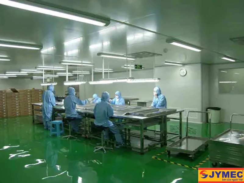 sơn sàn epoxy cho nhà máy thực phẩm hình 3