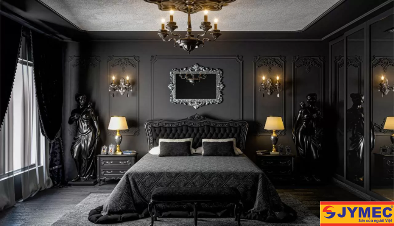 sơn tone đen thuần