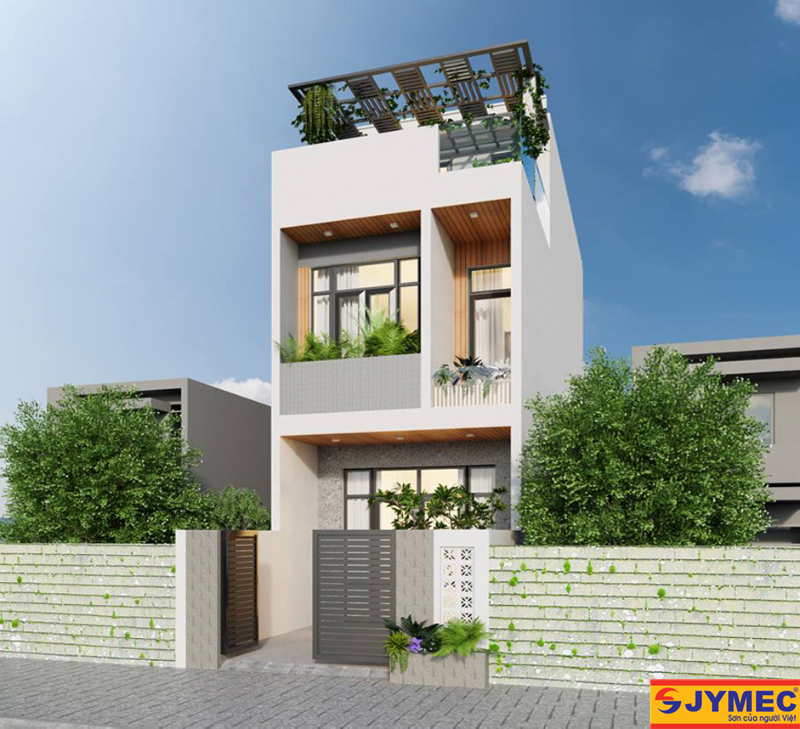 Nhà thiết kế theo dạng nhà ống ấn tượng