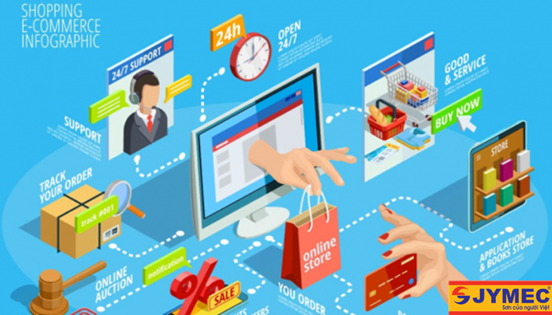 Ưu điểm khi kinh doanh sơn nước online