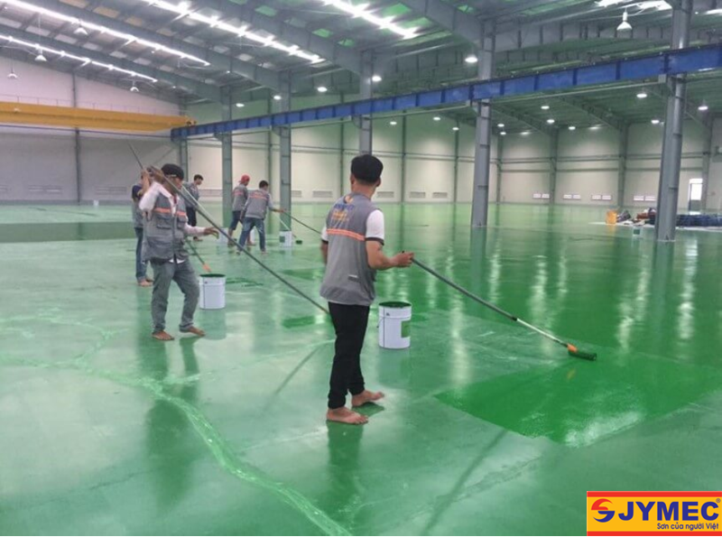 nghiệm thu sơn sàn Epoxy quá trình thi công nghiệm thu sơn sàn Epoxy quá trình thi công