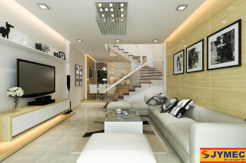 Sử dụng tranh treo tường trang trí phòng khách