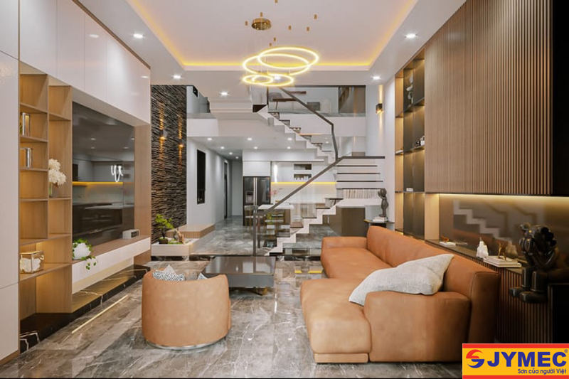 Sử dụng ghế sofa cho nhà ống 