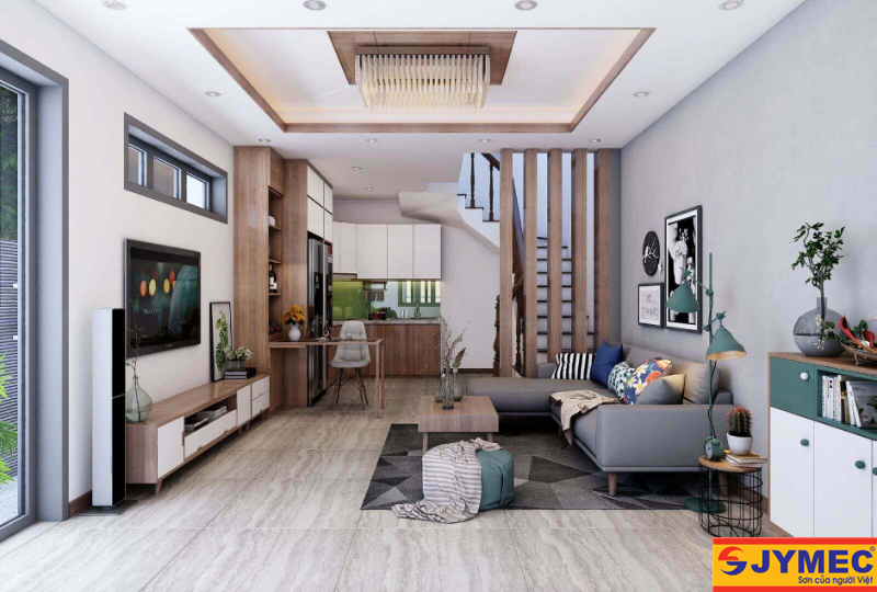 Khi thiết kế cho phòng khách nhà ống cần lưu ý gì