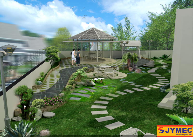 5+ Ý tưởng trang trí ngoại thất sân vườn tuyệt đẹp