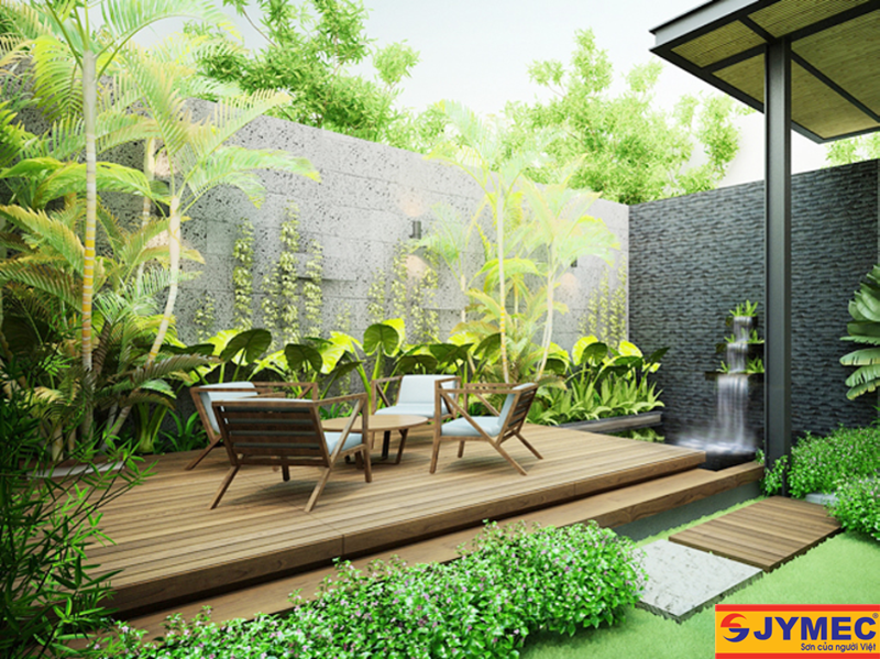 Sắp xếp ngoại thất theo bố cục rõ ràng