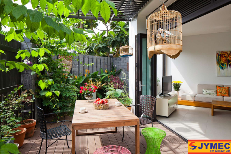 Thiết kế ngoại thất thành không gian sinh hoạt