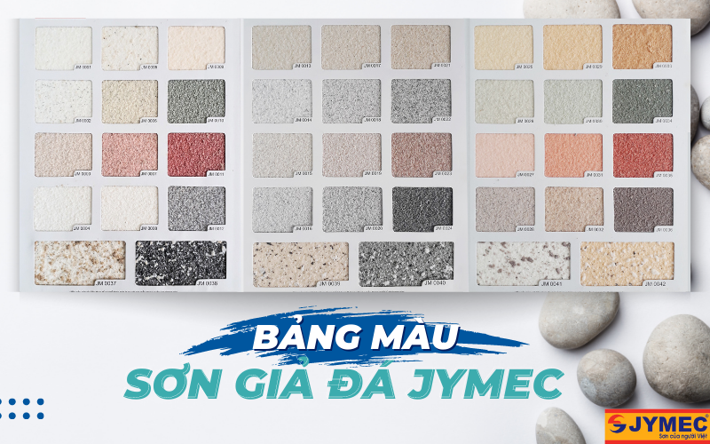 Bảng màu sơn giả đá JYMEC Bảng màu sơn giả đá JYMEC