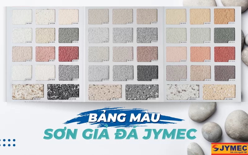Bảng màu sơn giả đá JYMEC