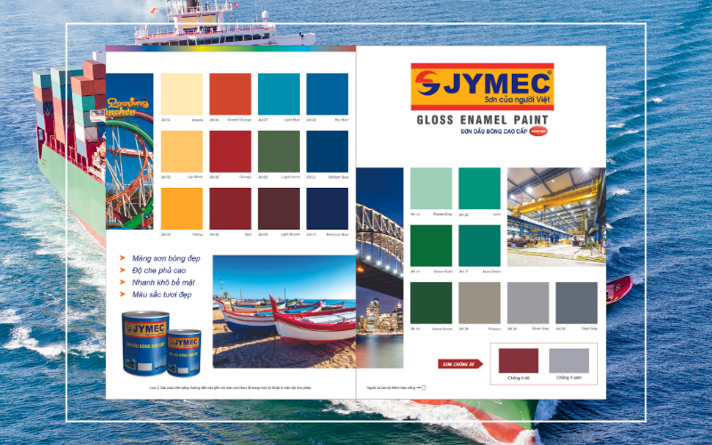 Bảng màu sơn dầu bóng cao cấp JYMEC Bảng màu sơn dầu bóng cao cấp JYMEC