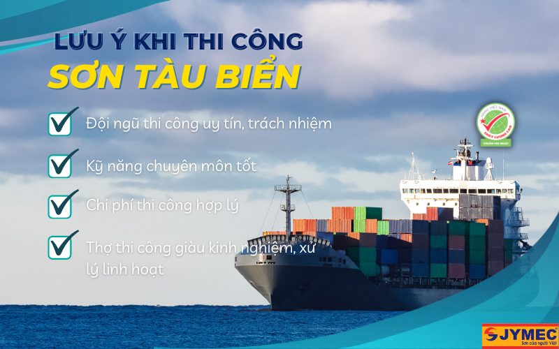 Lưu ý khi thi công sơn tàu biển Lưu ý khi thi công sơn tàu biển