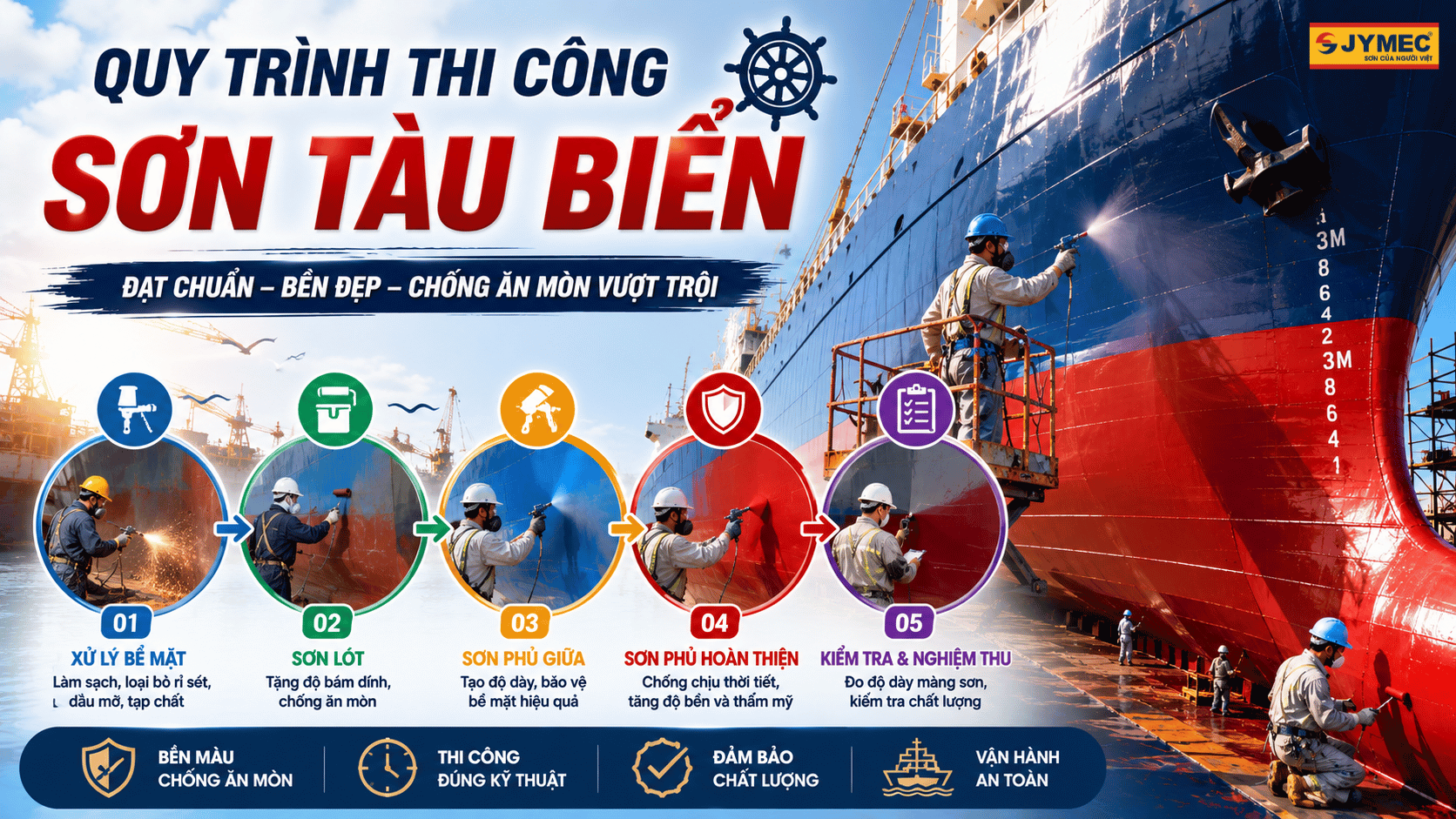 Quy Trinh Son Chong Tham Tau Bien
