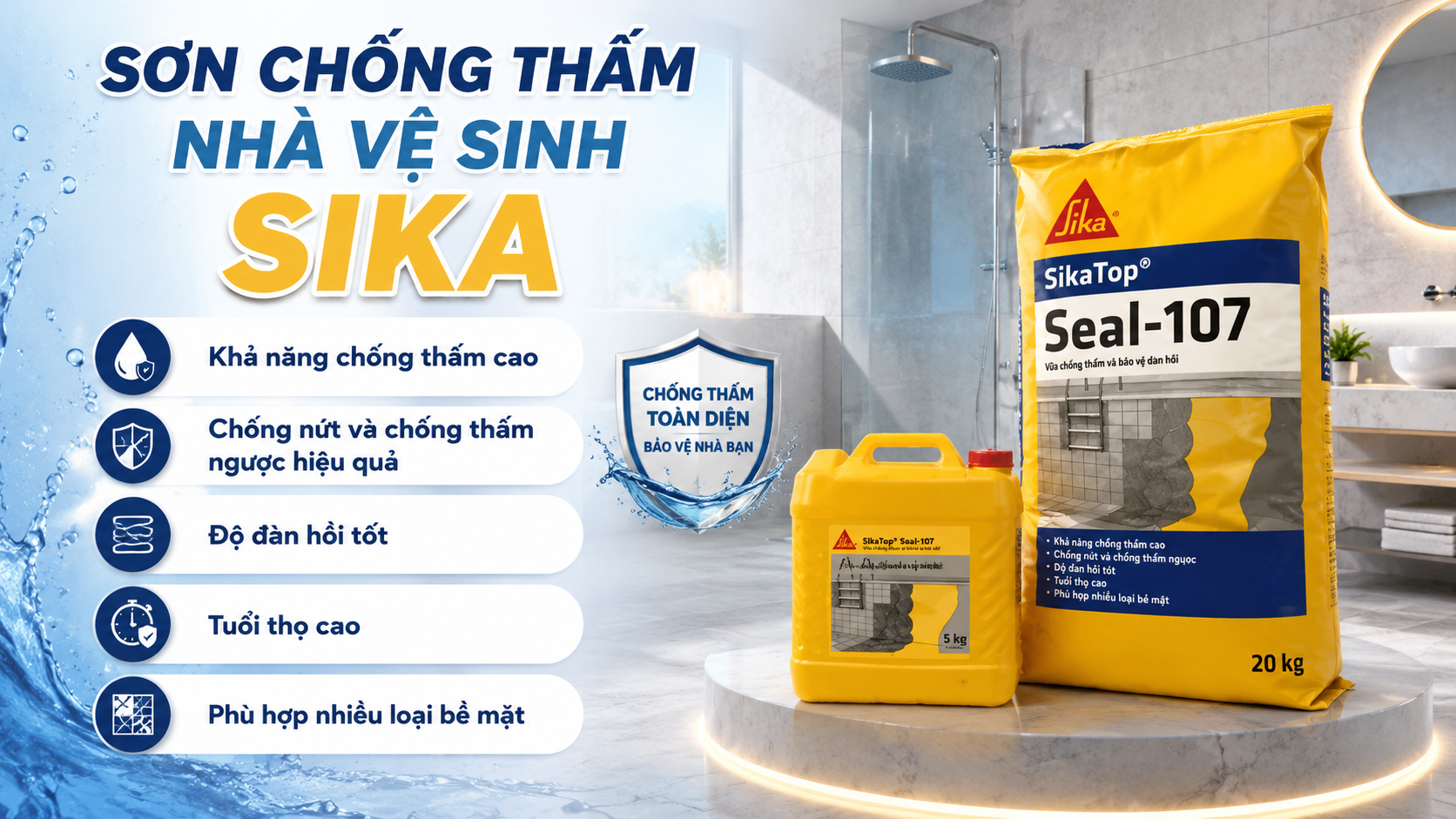 Son Chong Tham Nha Ve Sinh Sika