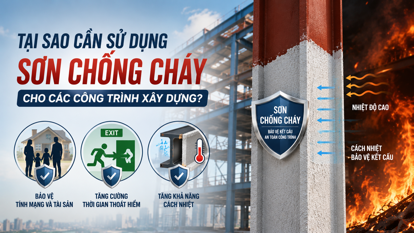 Tai Sao Nen Su Dung Son Chong Chay Cho Cong Trinh