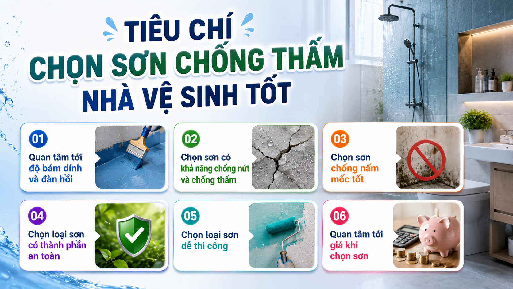 Tieu Chi Chon Son Chong Tham Nha Ve Sinh