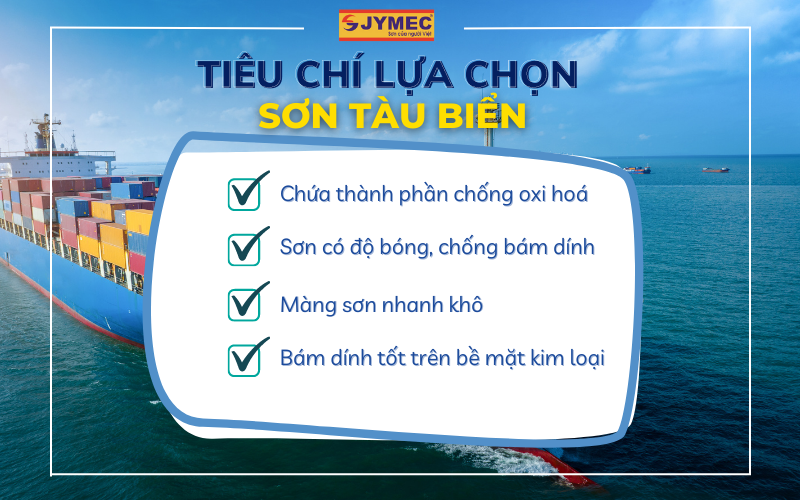 Tiêu chí lựa chọn sơn tốt Tiêu chí lựa chọn sơn tàu biển