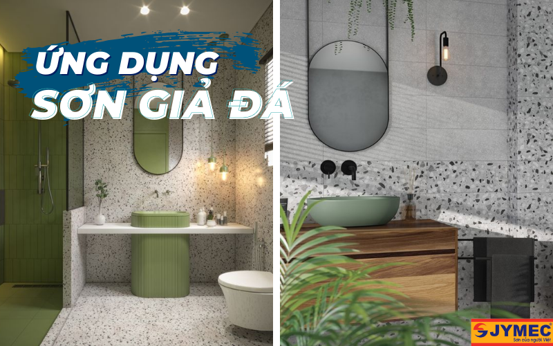 Ứng dụng sơn đá tự nhiên Ứng dụng sơn đá tự nhiên