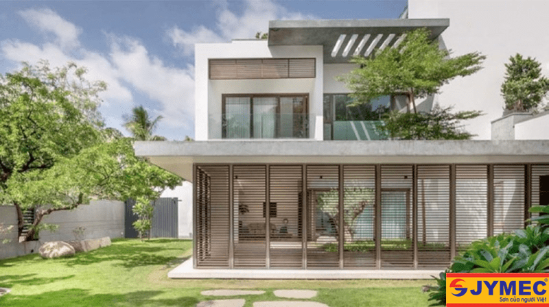 Mặt tiền ngoại thất ngôi nhà