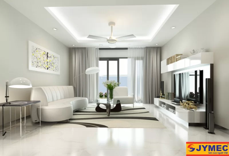 Màu sơn nhà phù hợp không gian nhỏ