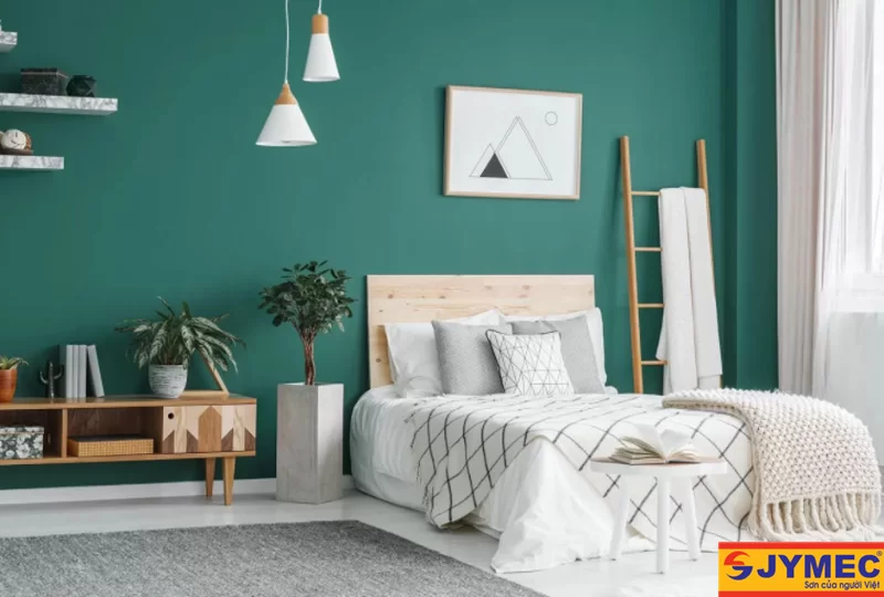 Màu xanh dương đậm mang lại nét hiện đại