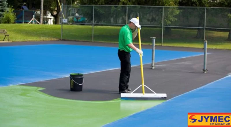 Khi nào nên tiến hành sơn lại bề mặt sân Tennis mới