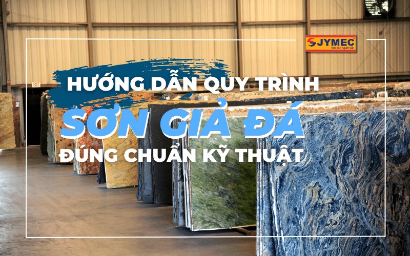 Quy trình thi công sơn giả đá chuẩn đúng kỹ thuật