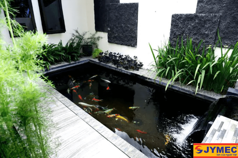 Cần lự chọn sơn chống thấm hồ cá bền màu