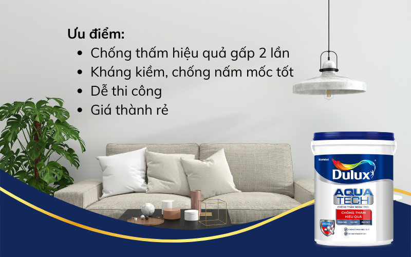 Sơn chống thấm giá rẻ Dulux