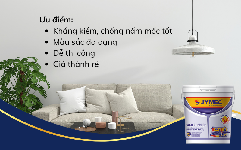 Sơn chống thấm giá rẻ JYMEC