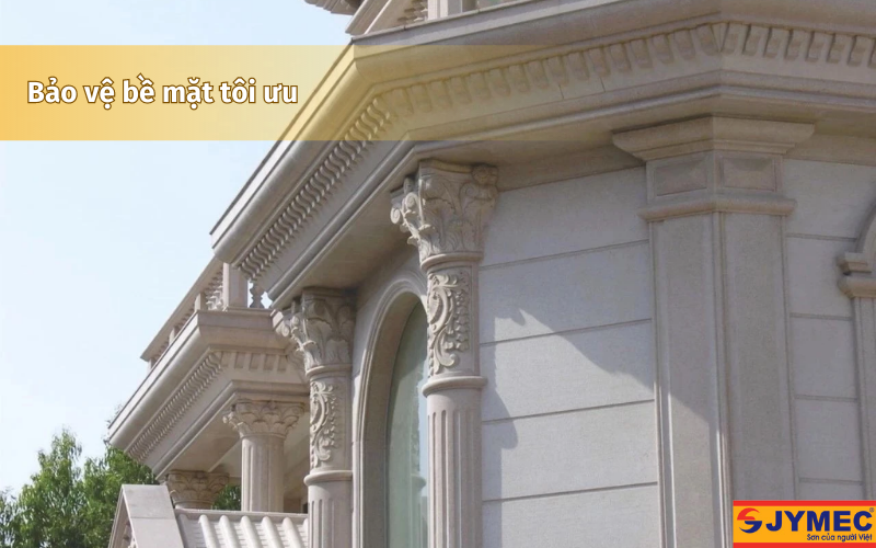 Sơn giả đá giúp bảo vệ bề mặt tối ưu