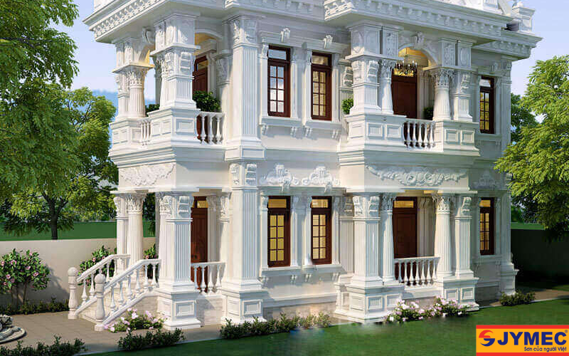 Sơn đá thạch anh cho biệt thự