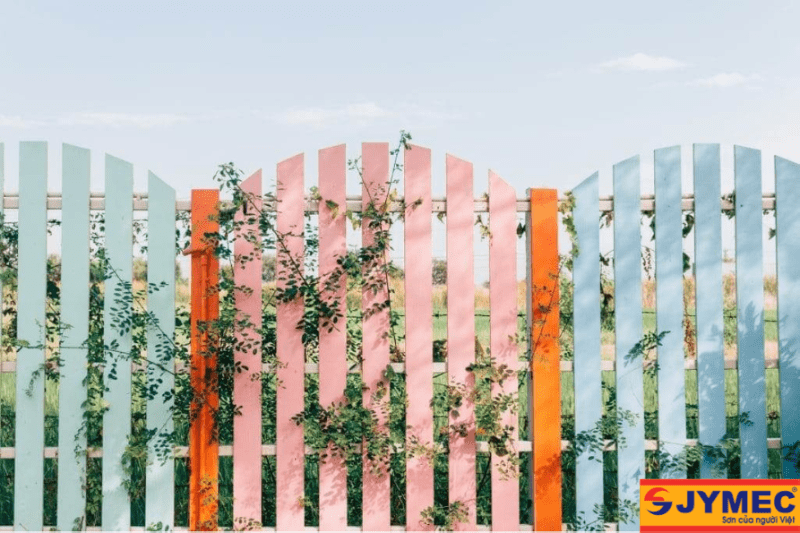 Phối màu sơn hàng rào như thế nào