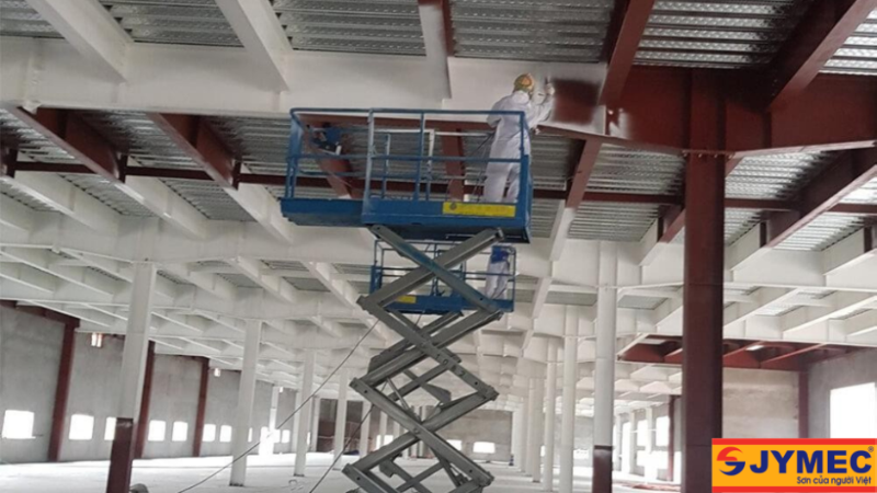 Sơn chống cháy cho công trình kết cấu thép