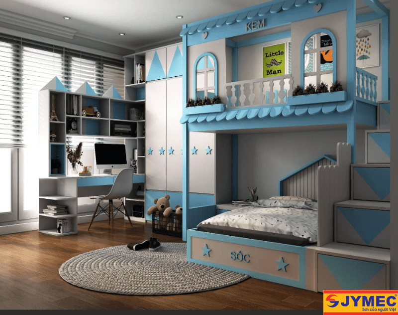 Trang trí nội thất phòng ngủ cho bé hợp lý