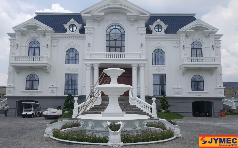 Toàn cảnh căn biệt thự đắt giá sơn đá đậm chất thời đại