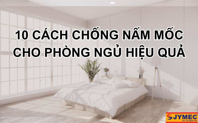 +10 Cách chống nấm mốc cho phòng ngủ hiệu quả