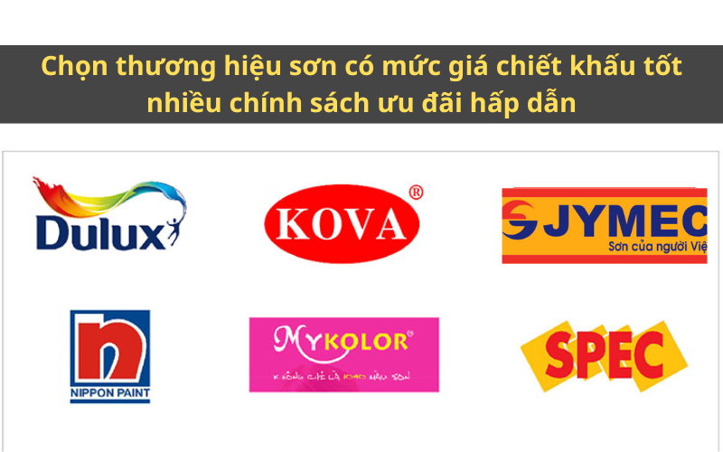Chọn hãng sơn chiết khấu cao khi mở đại lý sơn cấp 1